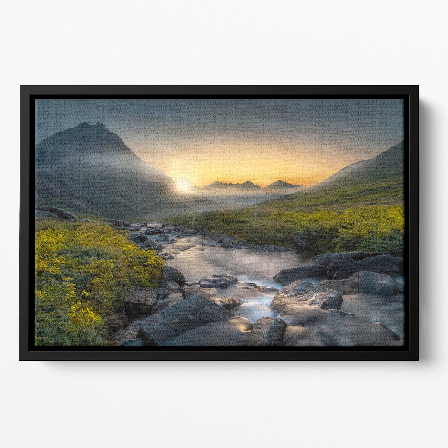 Dreaming Floating Framed Canvas - Canvas Art Rocks - 2