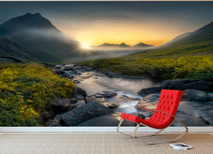 Dreaming Wall Mural Wallpaper - Canvas Art Rocks - 2