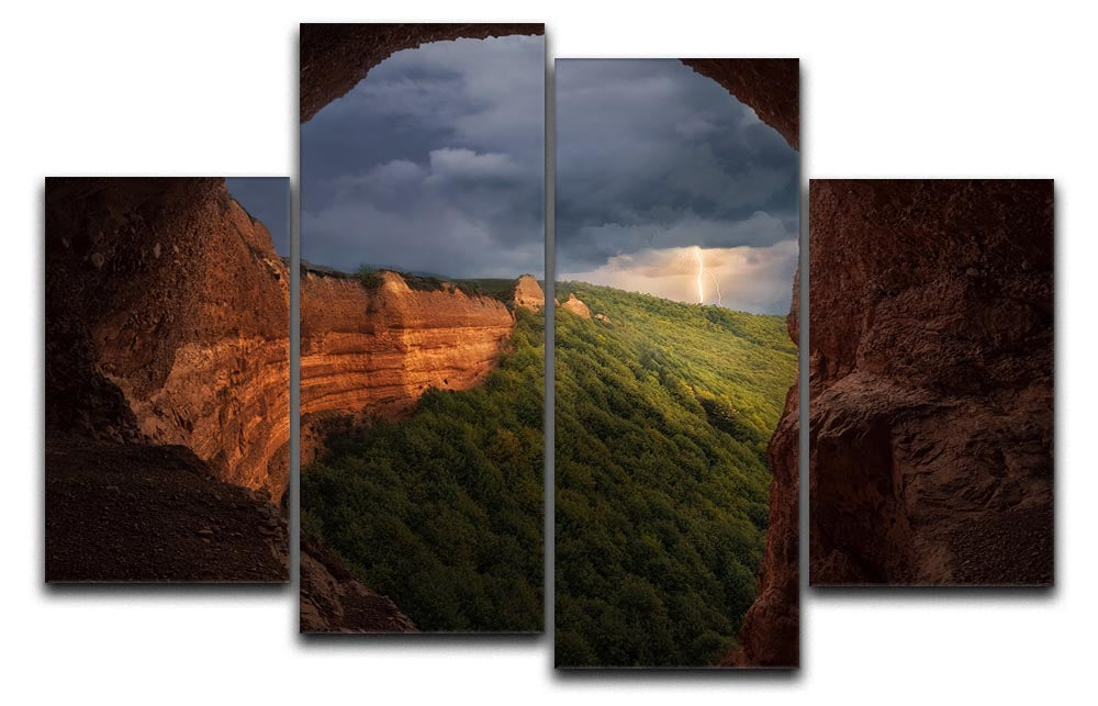 Las Macdulas El Bierzo 4 Split Panel Canvas - Canvas Art Rocks - 1