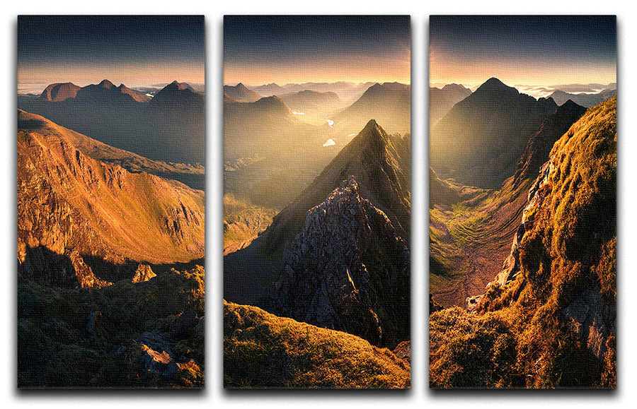 Mullach En Rathein 3 Split Panel Canvas Print - Canvas Art Rocks - 1