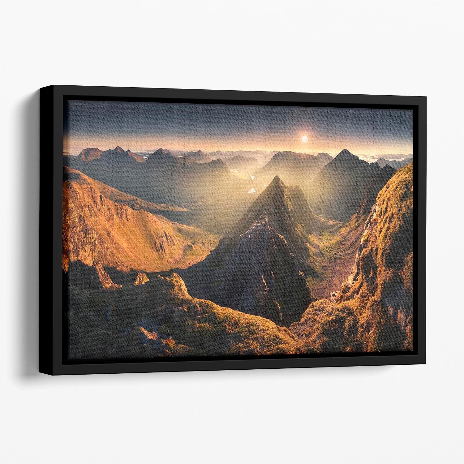 Mullach En Rathein Floating Framed Canvas - Canvas Art Rocks - 1