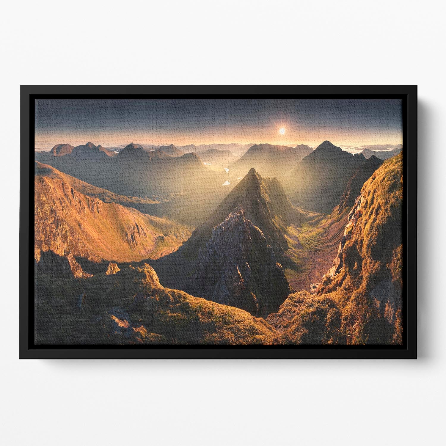 Mullach En Rathein Floating Framed Canvas - Canvas Art Rocks - 2