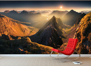 Mullach En Rathein Wall Mural Wallpaper - Canvas Art Rocks - 2