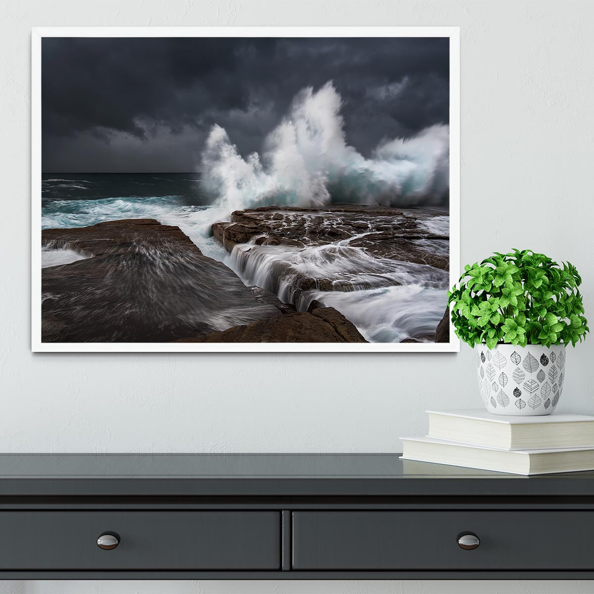 The Might Framed Print - Canvas Art Rocks -6