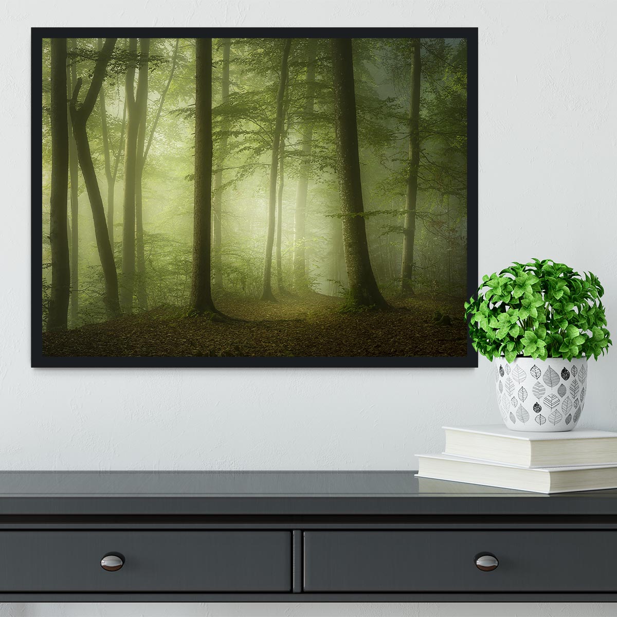 Mysterious Spring Morning Framed Print - Canvas Art Rocks - 2