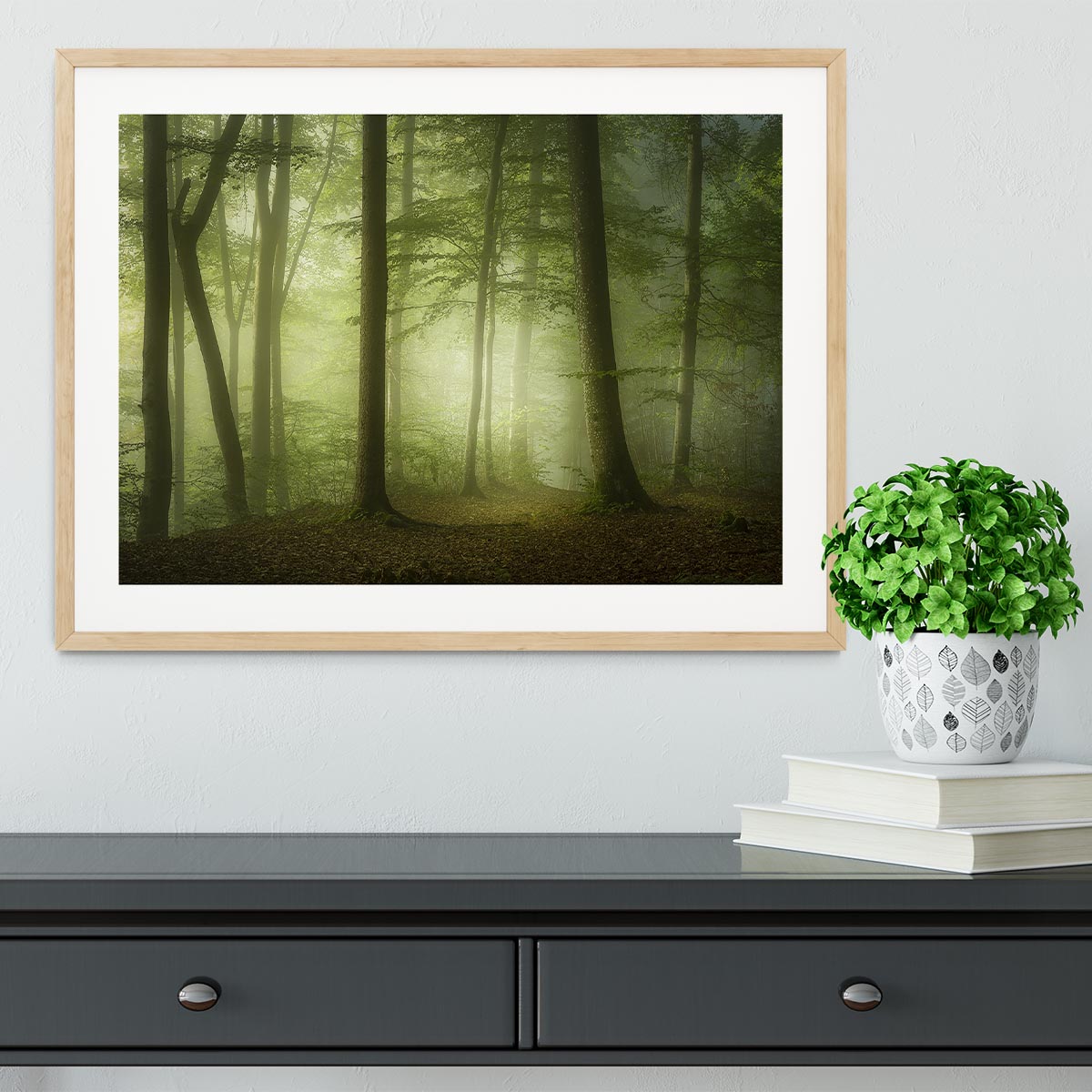 Mysterious Spring Morning Framed Print - Canvas Art Rocks - 3