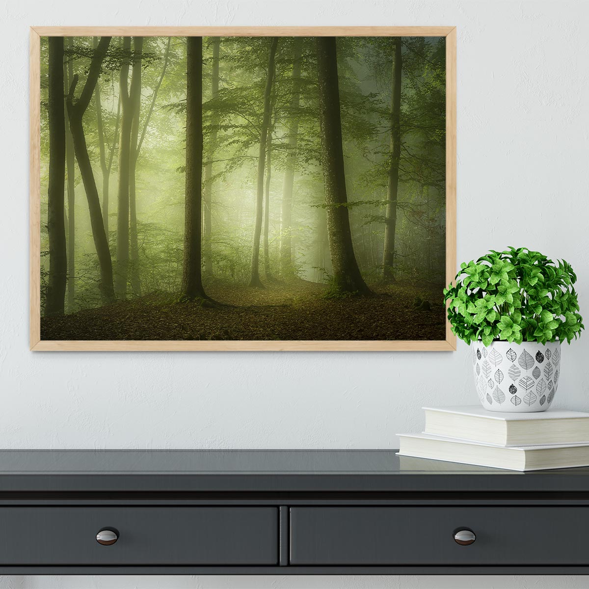 Mysterious Spring Morning Framed Print - Canvas Art Rocks - 4