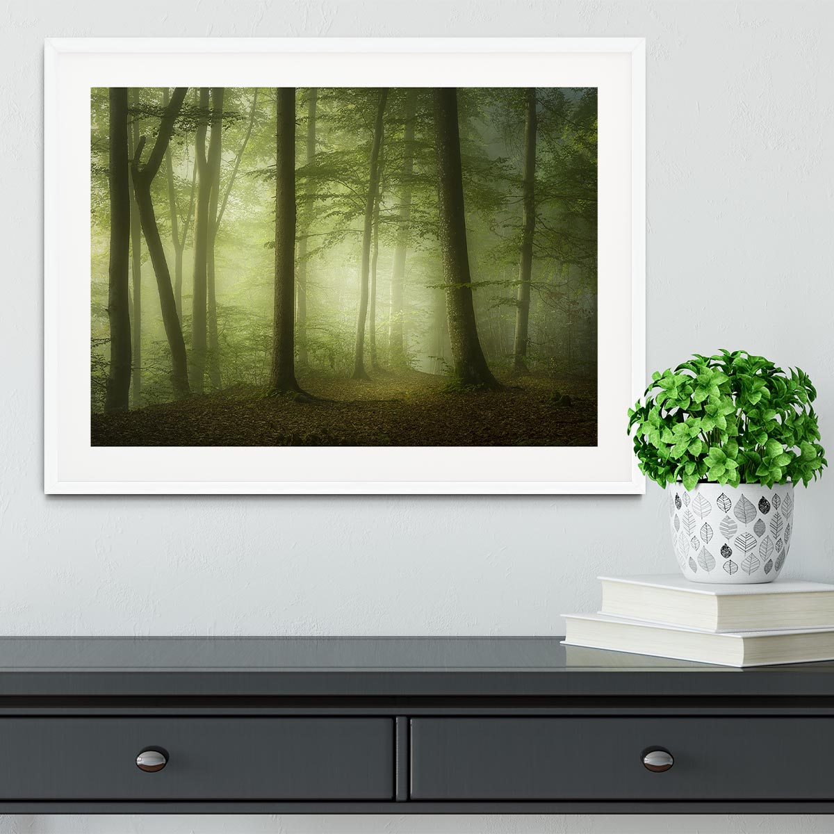 Mysterious Spring Morning Framed Print - Canvas Art Rocks - 5