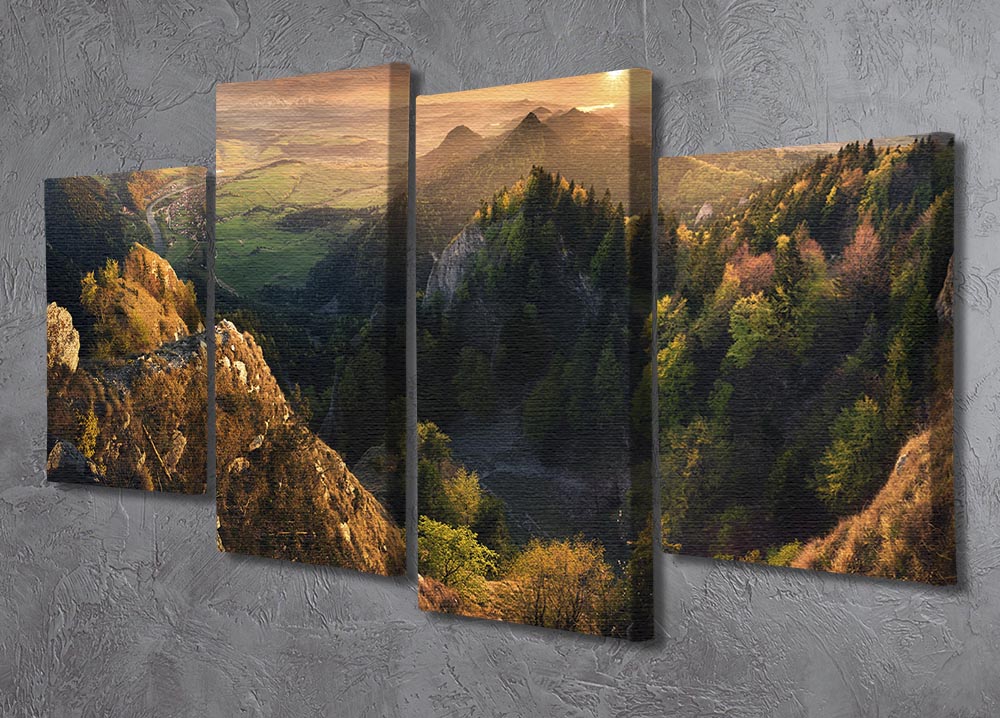 Trzy Korony Ii 4 Split Panel Canvas - Canvas Art Rocks - 2
