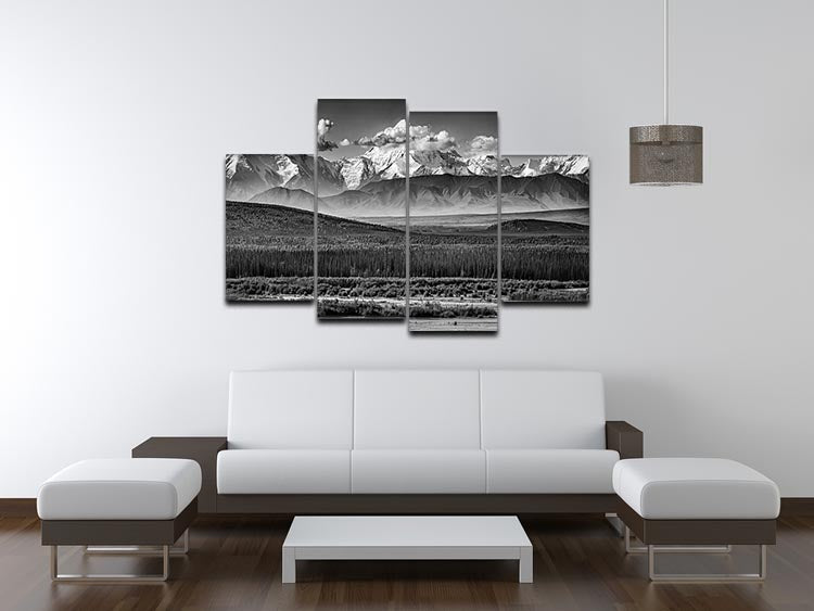 The Alaskan Range 4 Split Panel Canvas - Canvas Art Rocks - 3