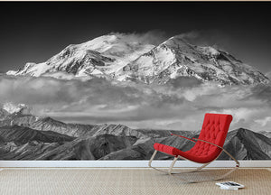 Denali From The Opposing Ridge Line Wall Mural Wallpaper - Canvas Art Rocks - 2