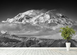 Denali From The Opposing Ridge Line Wall Mural Wallpaper - Canvas Art Rocks - 4