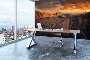 Badlands Bardenas Reales Wall Mural Wallpaper - Canvas Art Rocks - 3