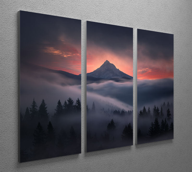 Through The Window 3 Split Panel Canvas Print - Canvas Art Rocks - 2