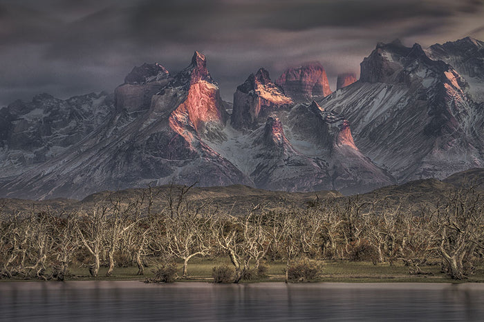 Below The Peaks Of Patagonia Wall Mural Wallpaper