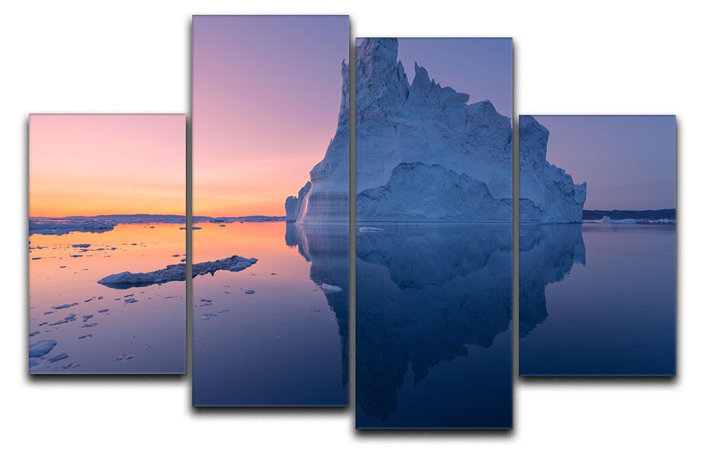 Disko Bay I 4 Split Panel Canvas - Canvas Art Rocks - 1