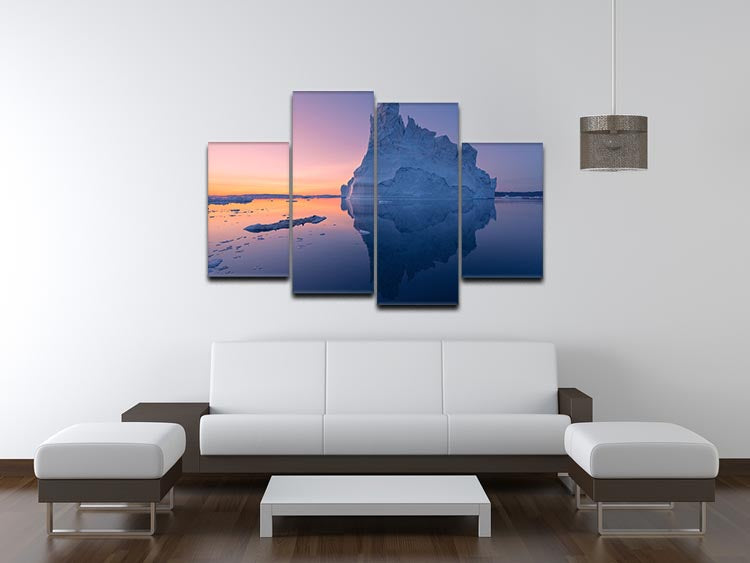 Disko Bay I 4 Split Panel Canvas - Canvas Art Rocks - 3