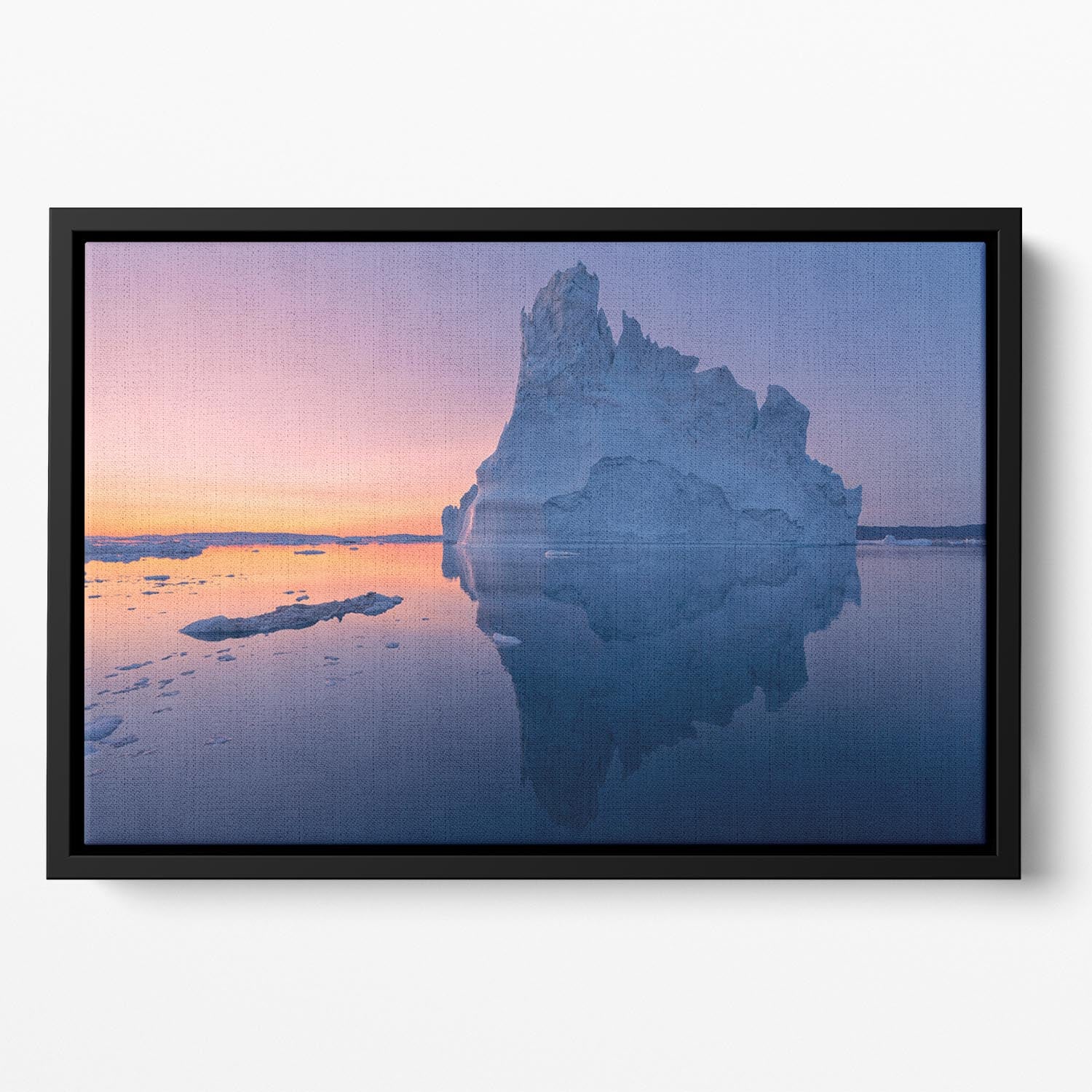 Disko Bay I Floating Framed Canvas - Canvas Art Rocks - 2