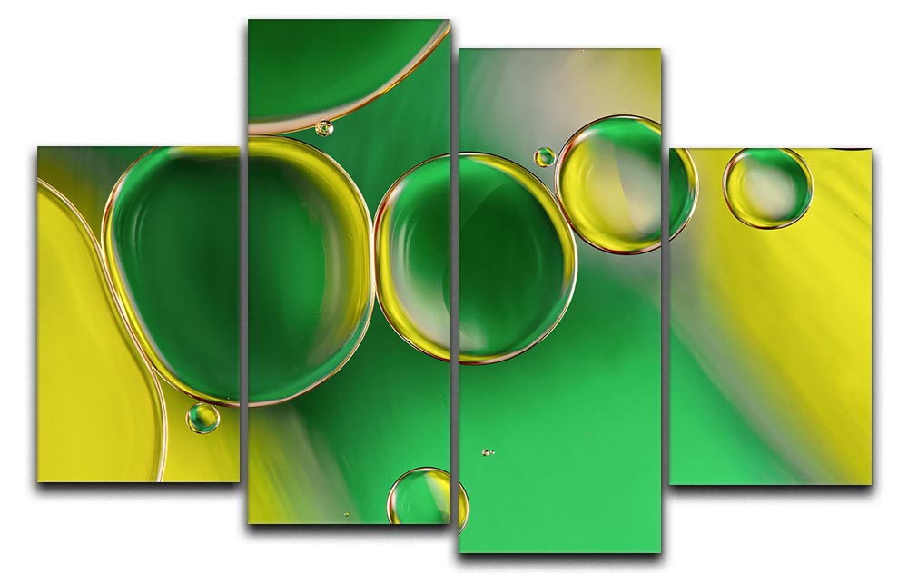 Oil And Water 2 4 Split Panel Canvas - Canvas Art Rocks - 1