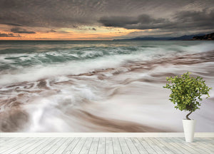 The Sea Wall Mural Wallpaper - Canvas Art Rocks - 4