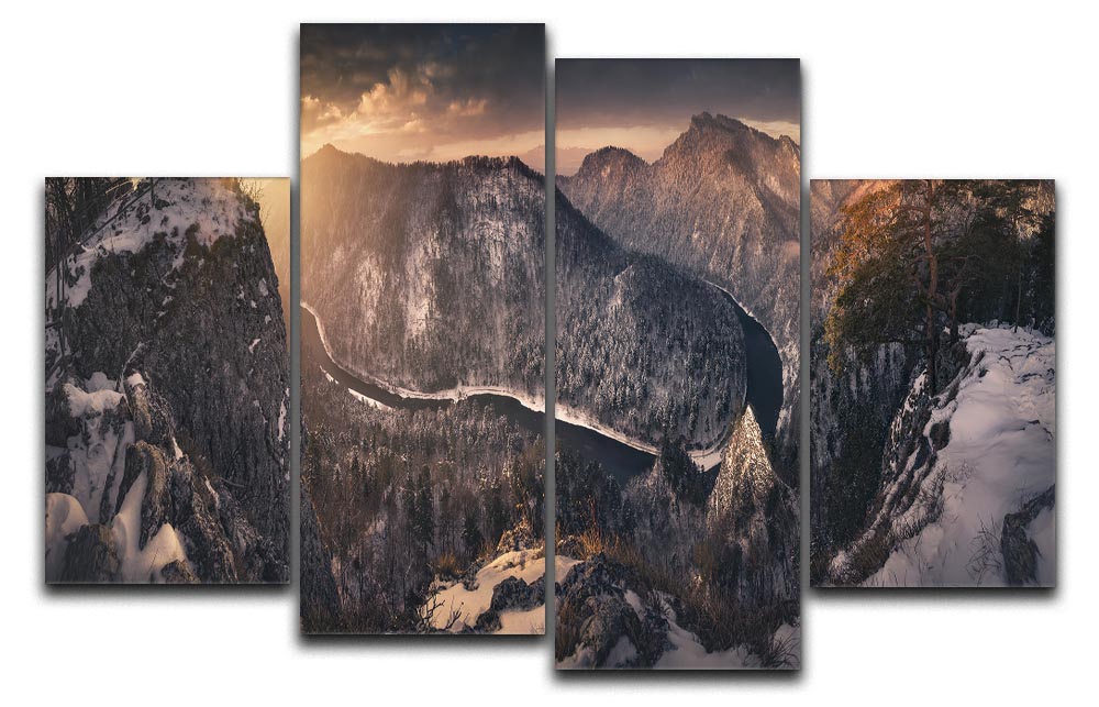 Sokolica 4 Split Panel Canvas - Canvas Art Rocks - 1