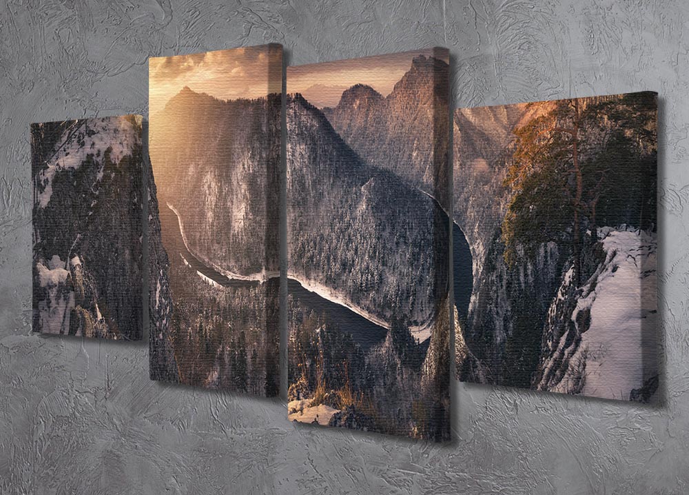 Sokolica 4 Split Panel Canvas - Canvas Art Rocks - 2