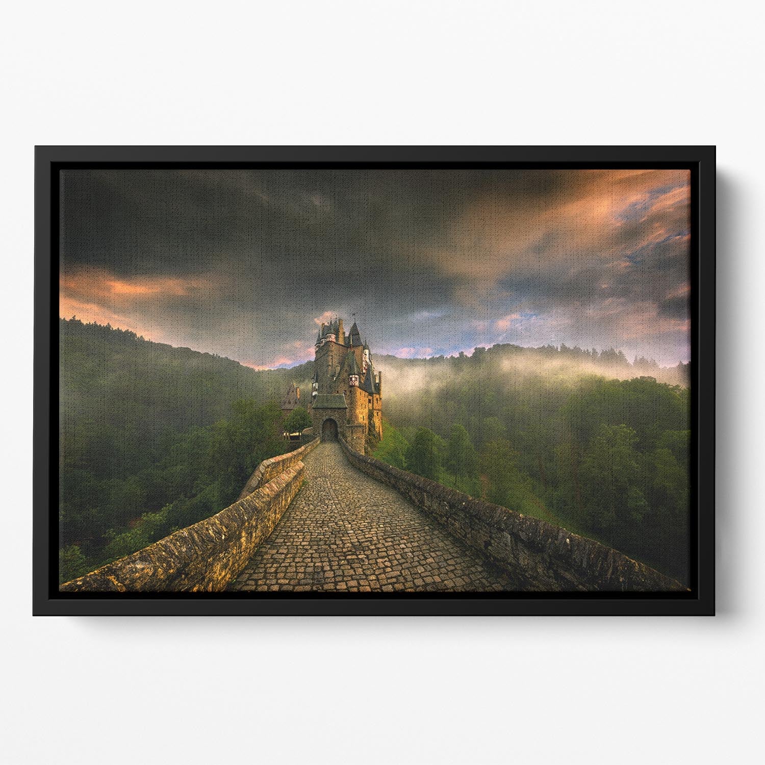 Eltz Floating Framed Canvas - Canvas Art Rocks - 2