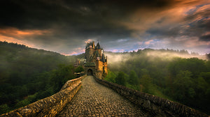 Eltz Wall Mural Wallpaper - Canvas Art Rocks - 1