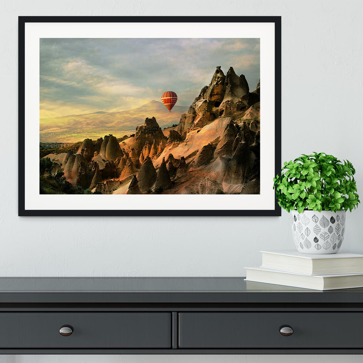 Cappadocia Framed Print - Canvas Art Rocks - 1