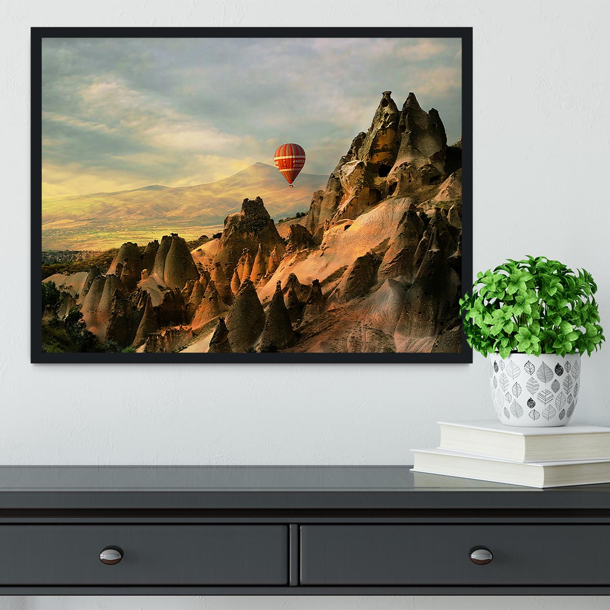 Cappadocia Framed Print - Canvas Art Rocks - 2