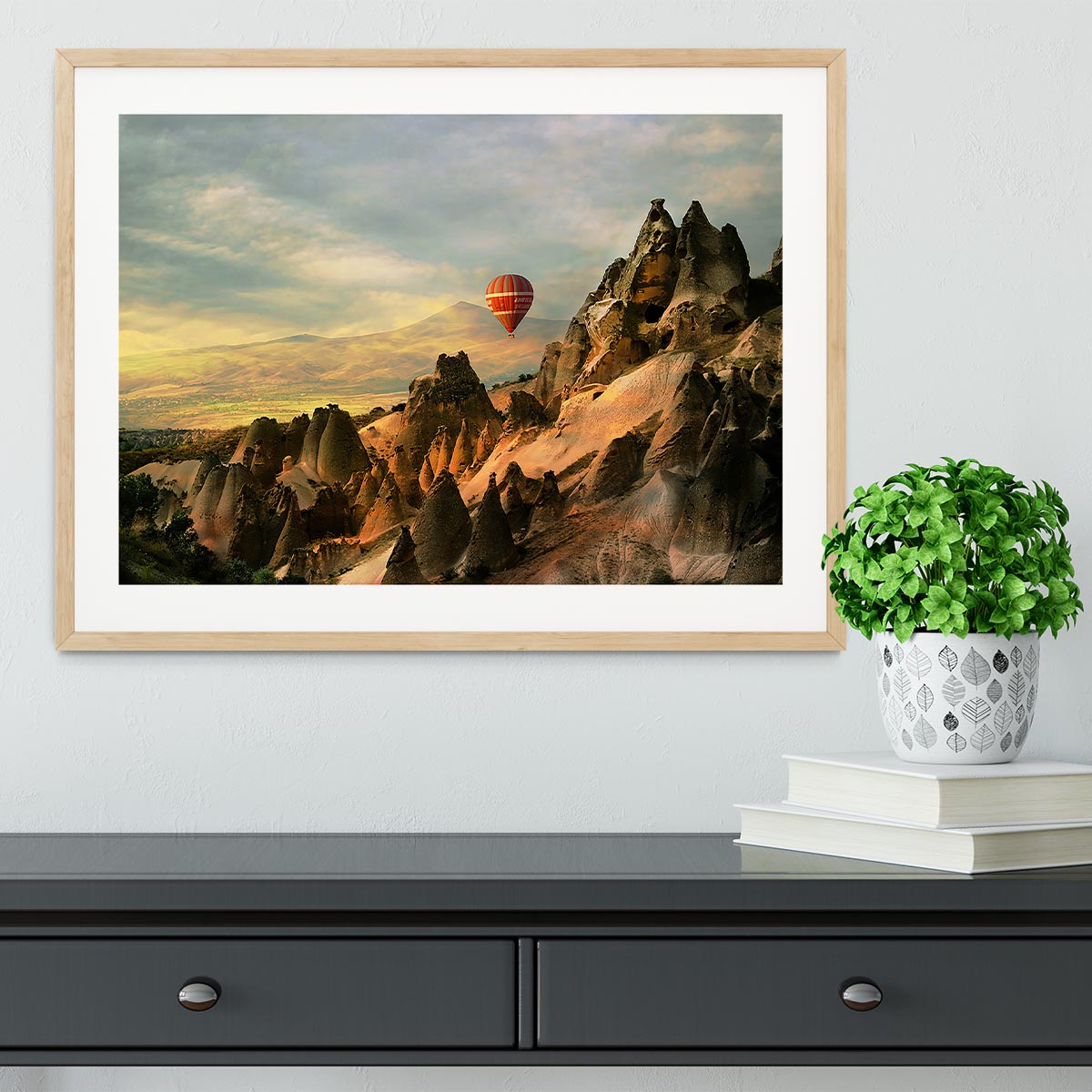 Cappadocia Framed Print - Canvas Art Rocks - 3