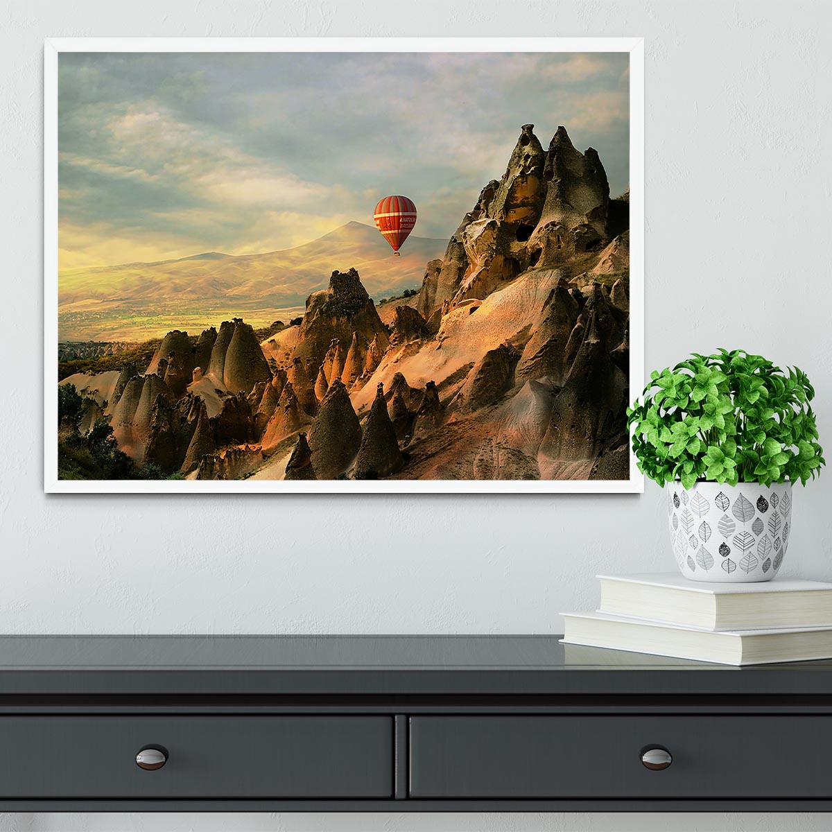 Cappadocia Framed Print - Canvas Art Rocks -6