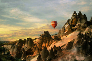 Cappadocia Wall Mural Wallpaper - Canvas Art Rocks - 1