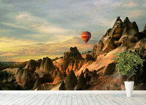 Cappadocia Wall Mural Wallpaper - Canvas Art Rocks - 4