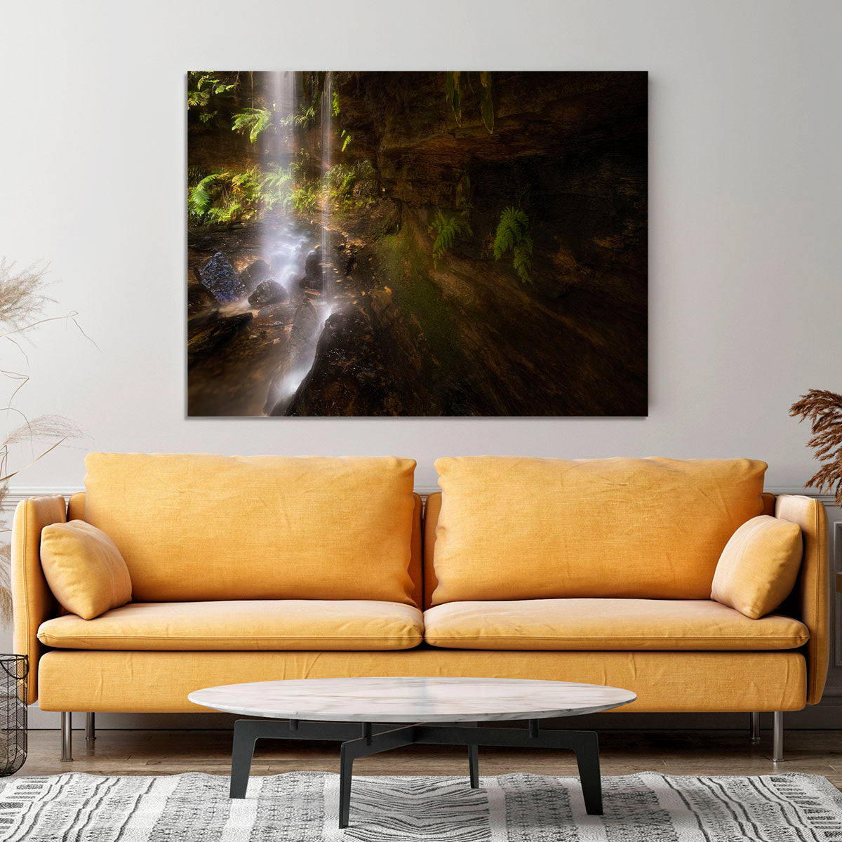 Hidden Waterfalls 2 Canvas Print or Poster - Canvas Art Rocks - 4