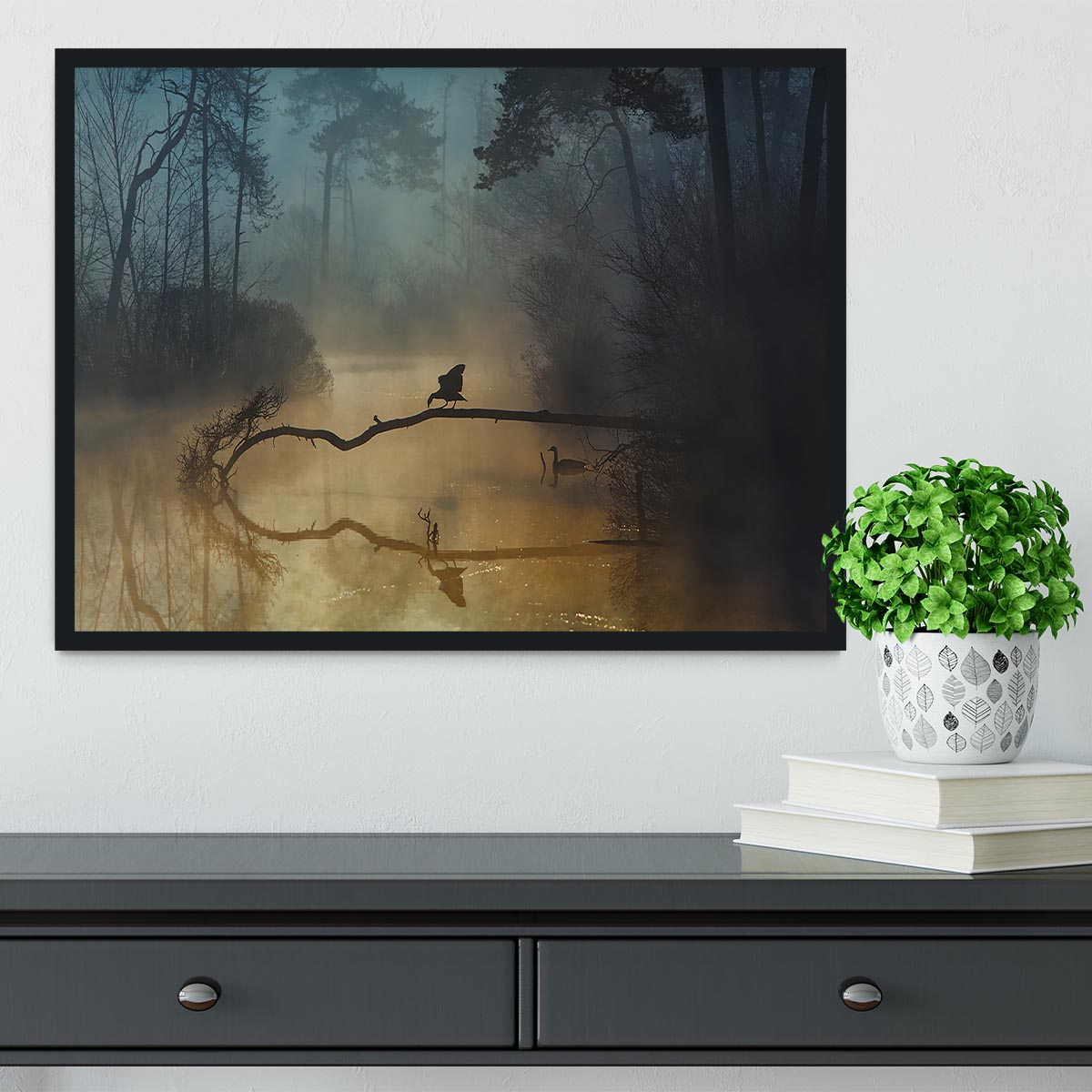 Blue Hour Framed Print - Canvas Art Rocks - 2