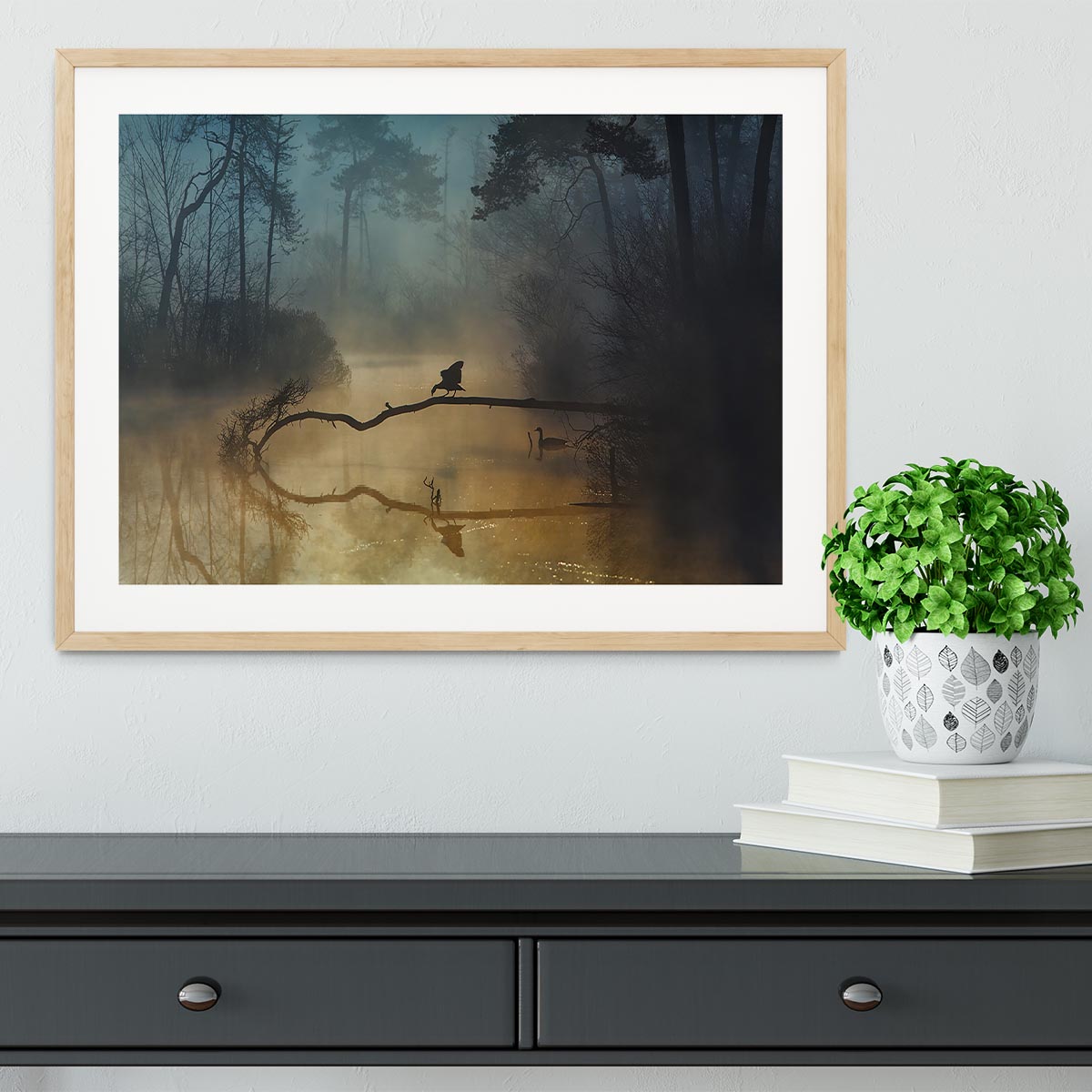 Blue Hour Framed Print - Canvas Art Rocks - 3