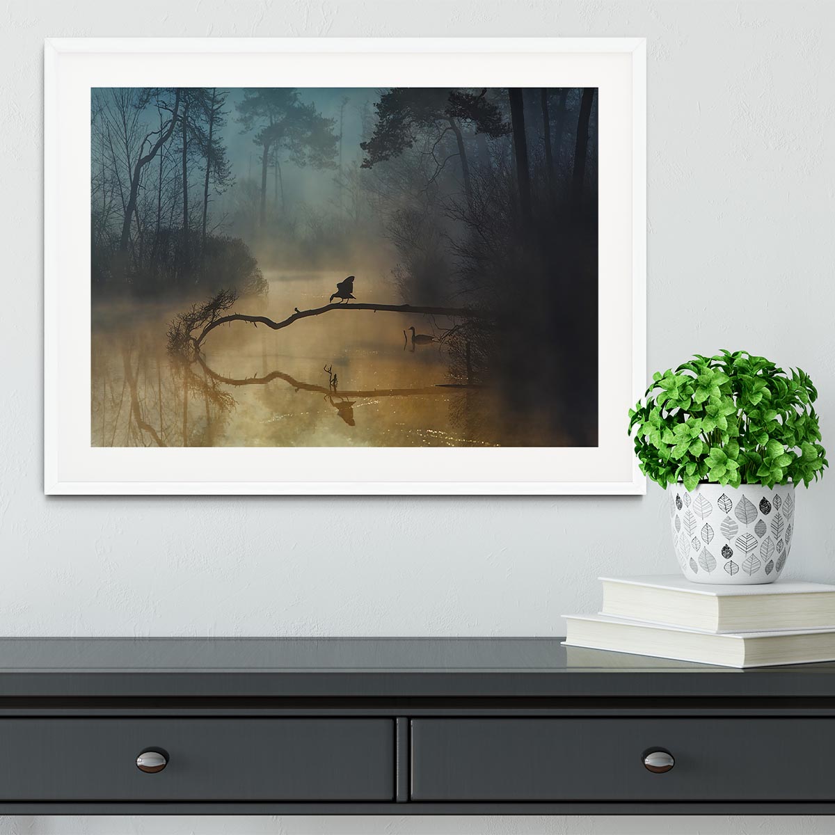 Blue Hour Framed Print - Canvas Art Rocks - 5