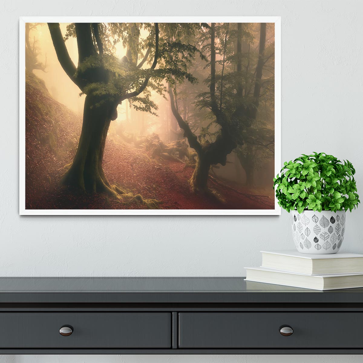 Fangorn Forest Framed Print - Canvas Art Rocks -6