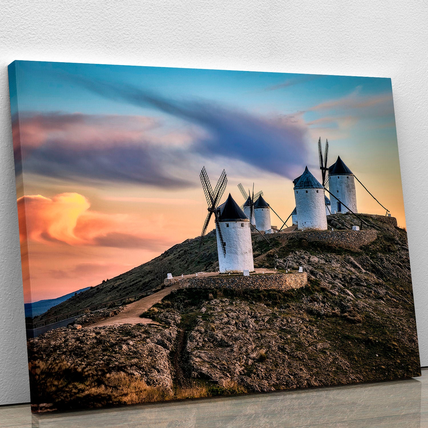 Molinos Al Viento Canvas Print or Poster - Canvas Art Rocks - 1