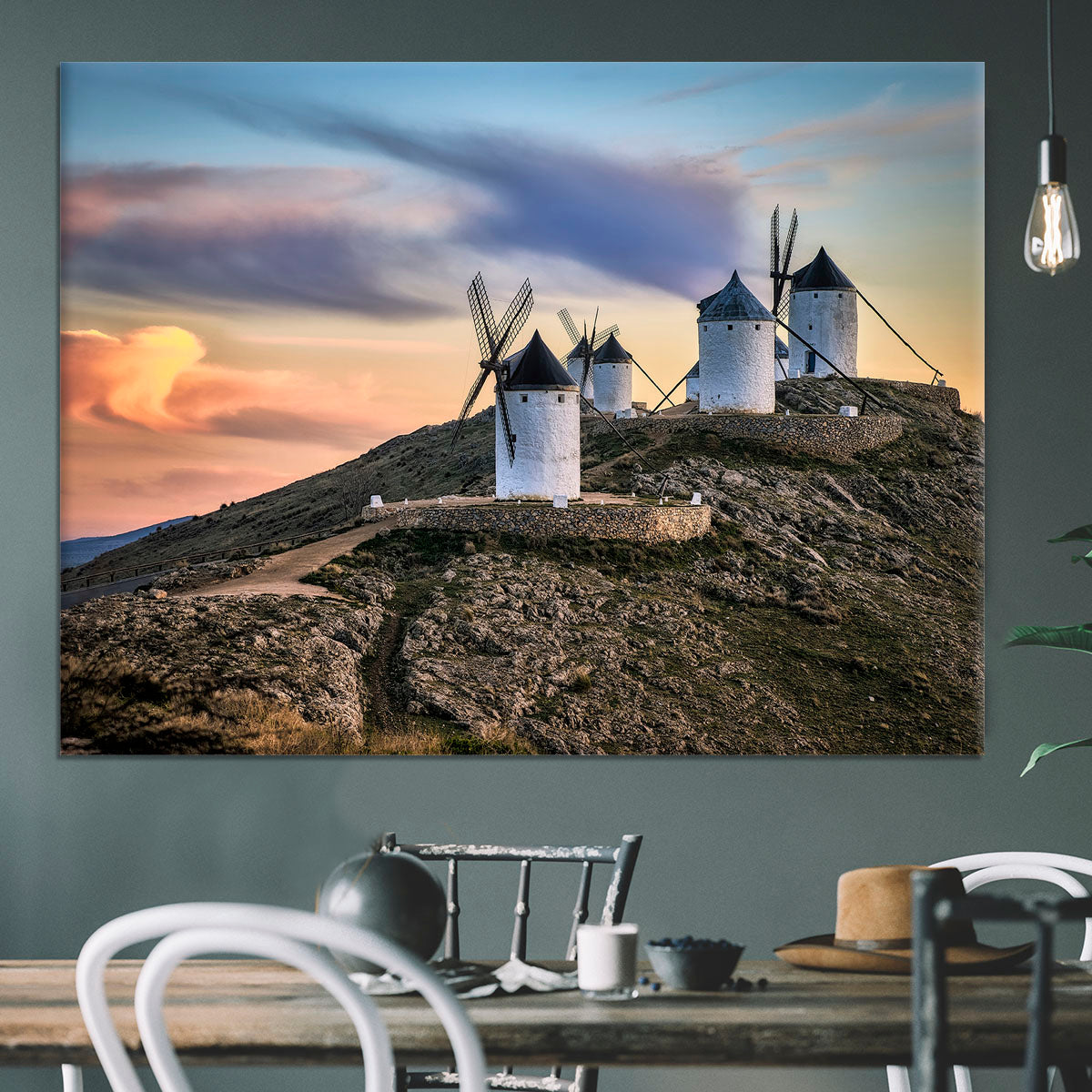 Molinos Al Viento Canvas Print or Poster - Canvas Art Rocks - 3