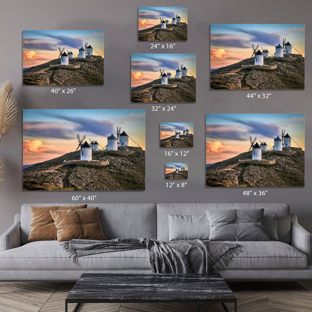 Molinos Al Viento Canvas Print or Poster - Canvas Art Rocks - 7