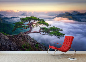 On The Rock Wall Mural Wallpaper - Canvas Art Rocks - 2