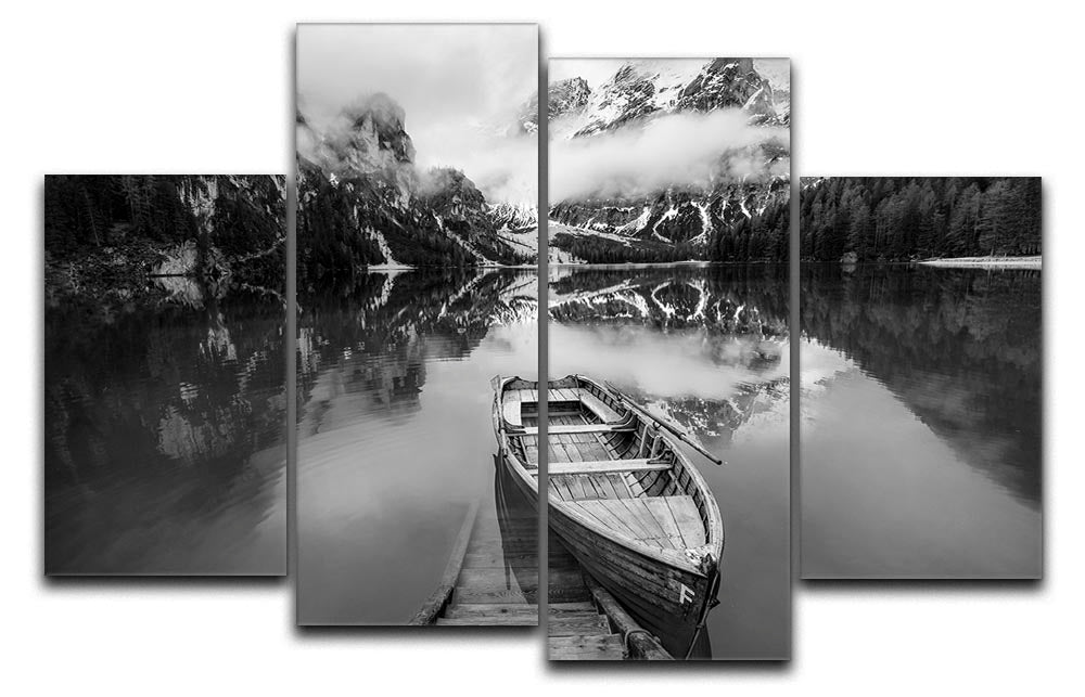 En Blanco Y Negro 4 Split Panel Canvas - Canvas Art Rocks - 1