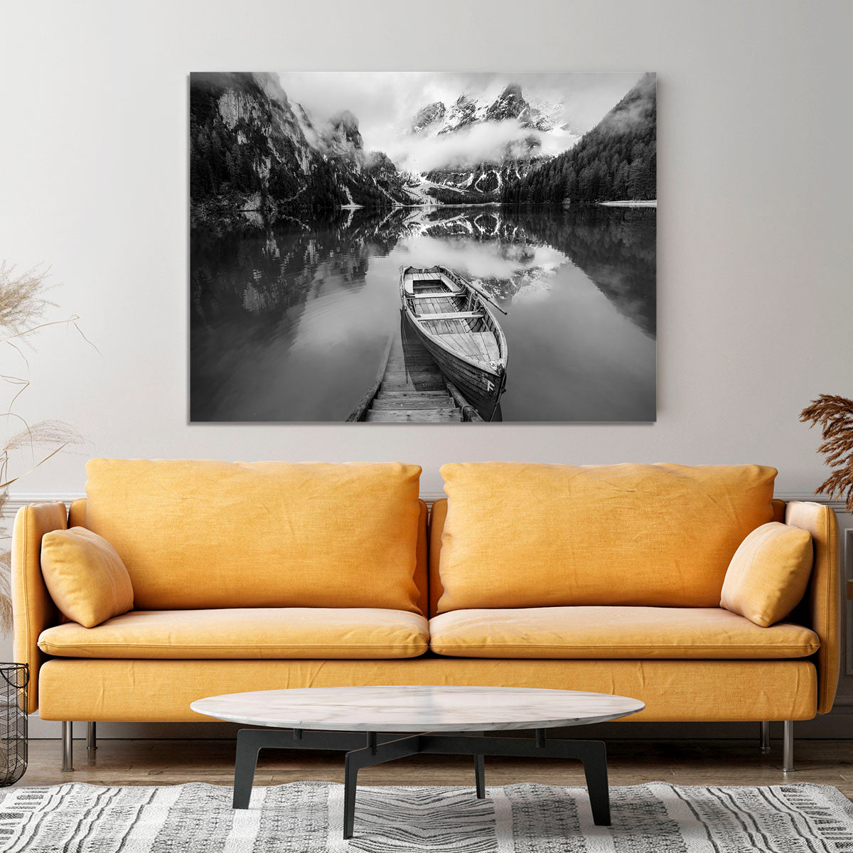 En Blanco Y Negro Canvas Print or Poster - Canvas Art Rocks - 4