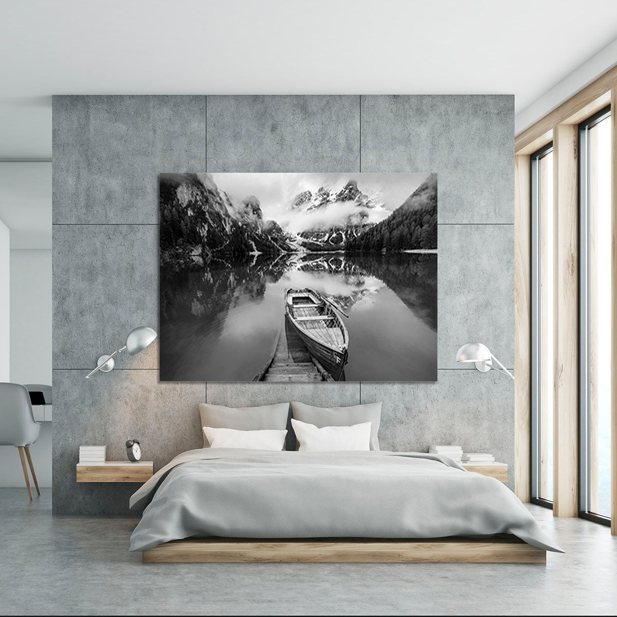 En Blanco Y Negro Canvas Print or Poster - Canvas Art Rocks - 5