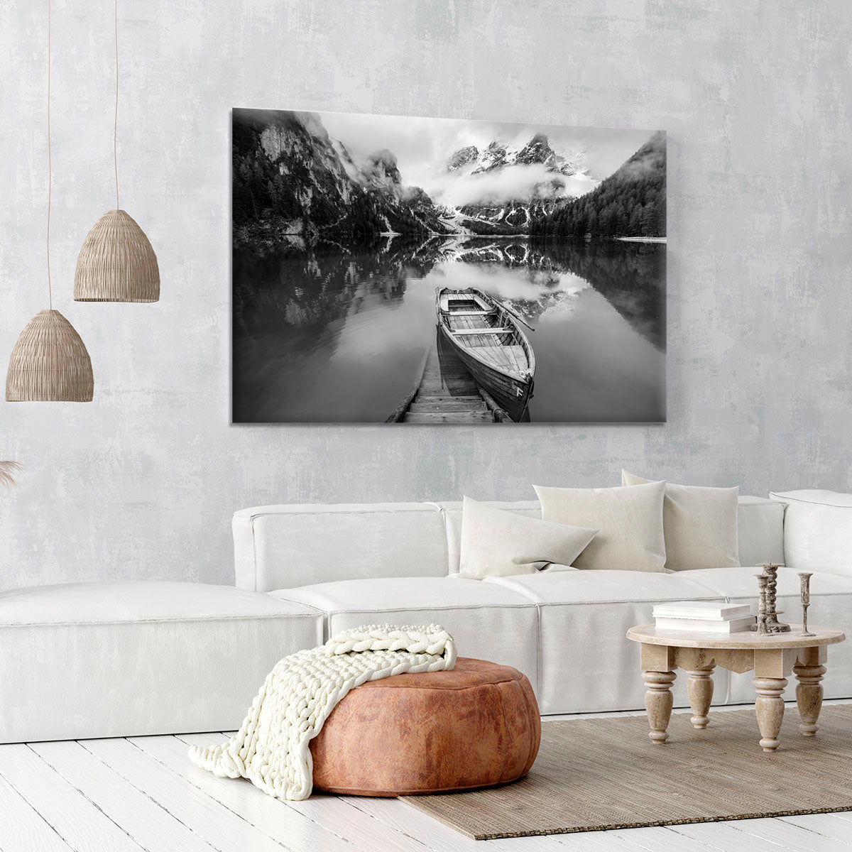 En Blanco Y Negro Canvas Print or Poster - Canvas Art Rocks - 6