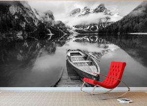 En Blanco Y Negro Wall Mural Wallpaper - Canvas Art Rocks - 2