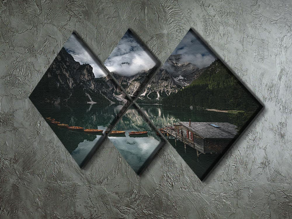 Paradise On Earth 4 Square Multi Panel Canvas - Canvas Art Rocks - 2
