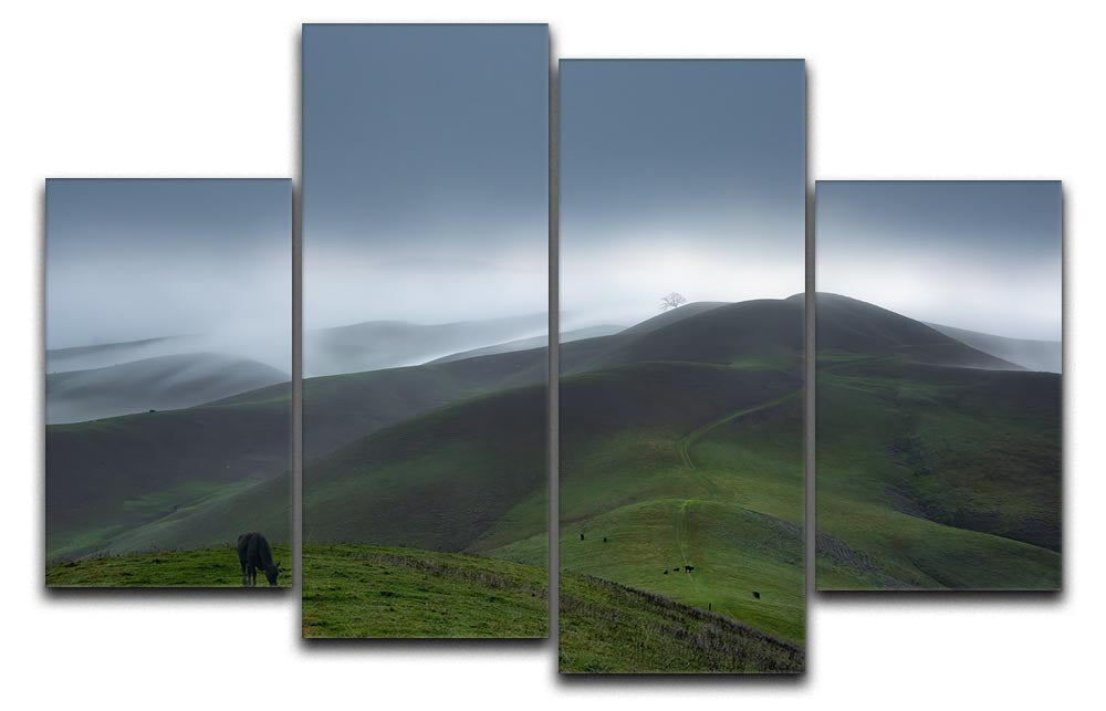 Spring 4 Split Panel Canvas - Canvas Art Rocks - 1